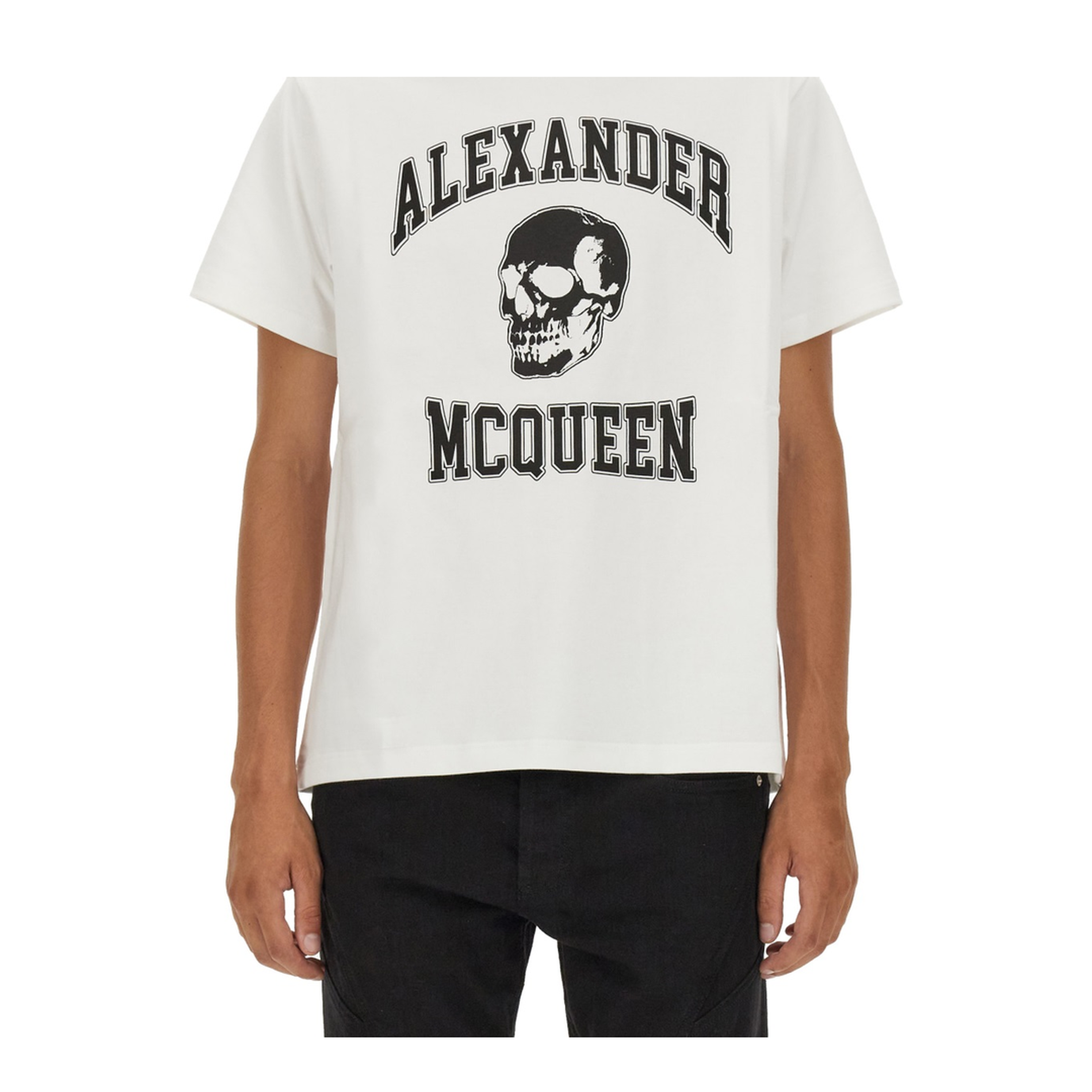 White Cotton T-Shirt - Image 4