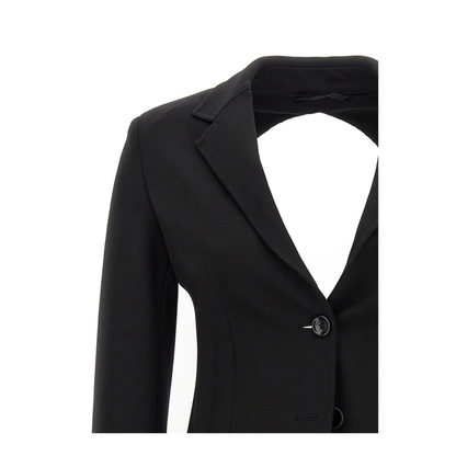 Single-Breasted Blazer - Beige - Image 2