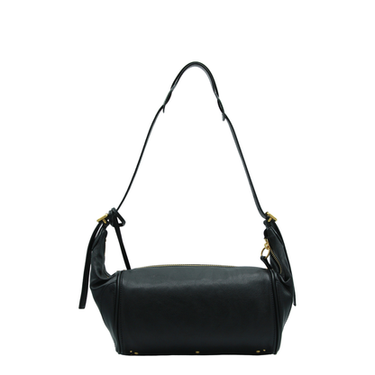 Paddington Grained Buffalo Leather Crossbody - Black - Image 6
