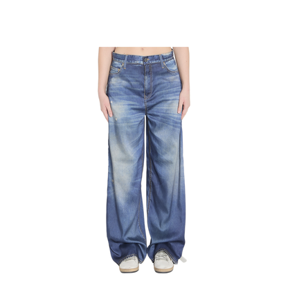 Printed Pants Jeans Effect - Image 1