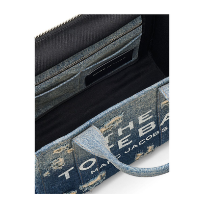 Denim Medium Rip And Repair Tote Bag - Image 2