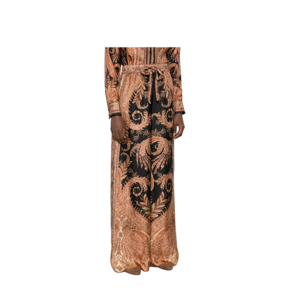 Hypnotic Relaxed Shirt Black Paisley - Image 4