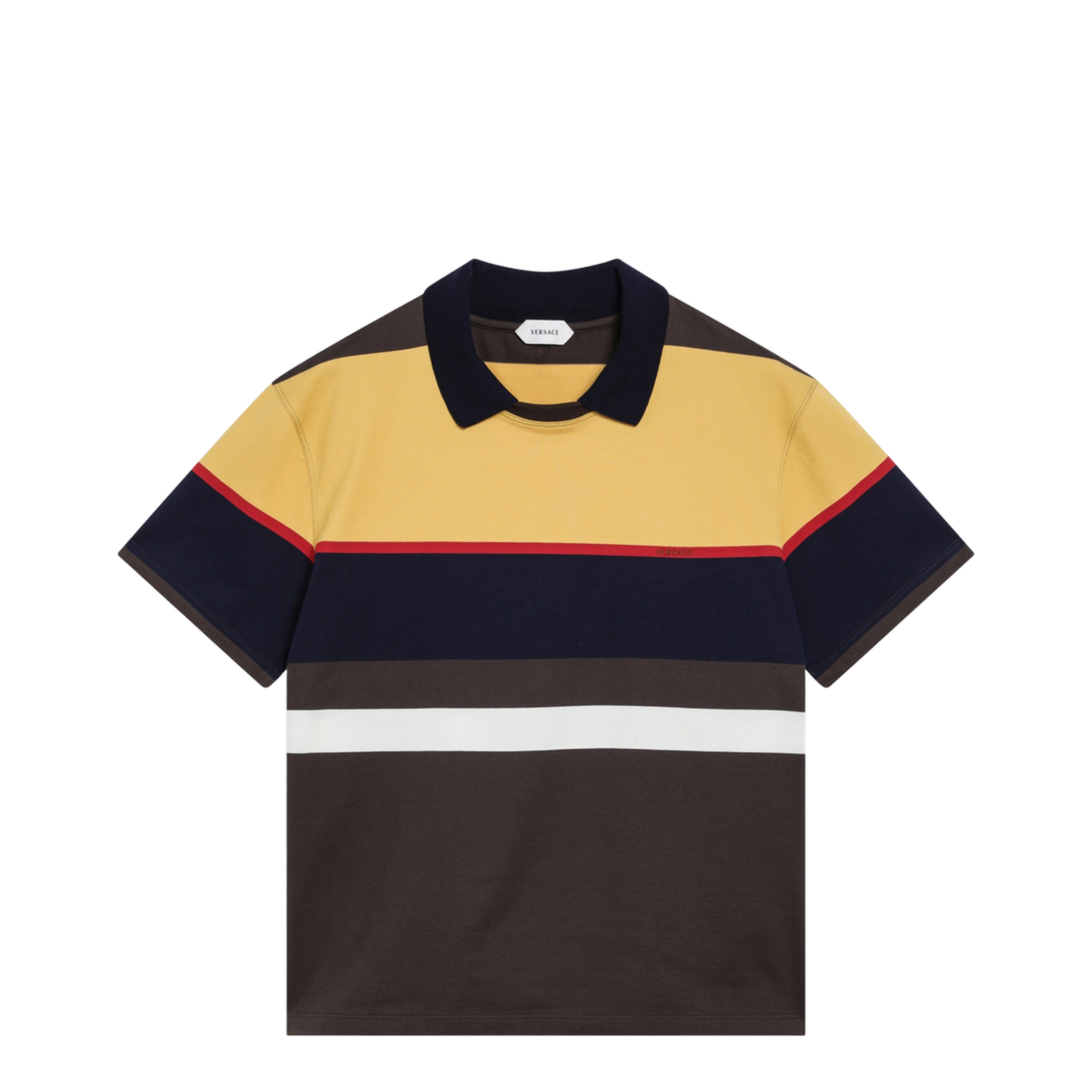 Men's Multicolor Striped Cotton T-Shirt - Image 1