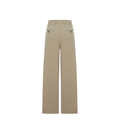 Wool Blend Tailored Pants - Image 2
