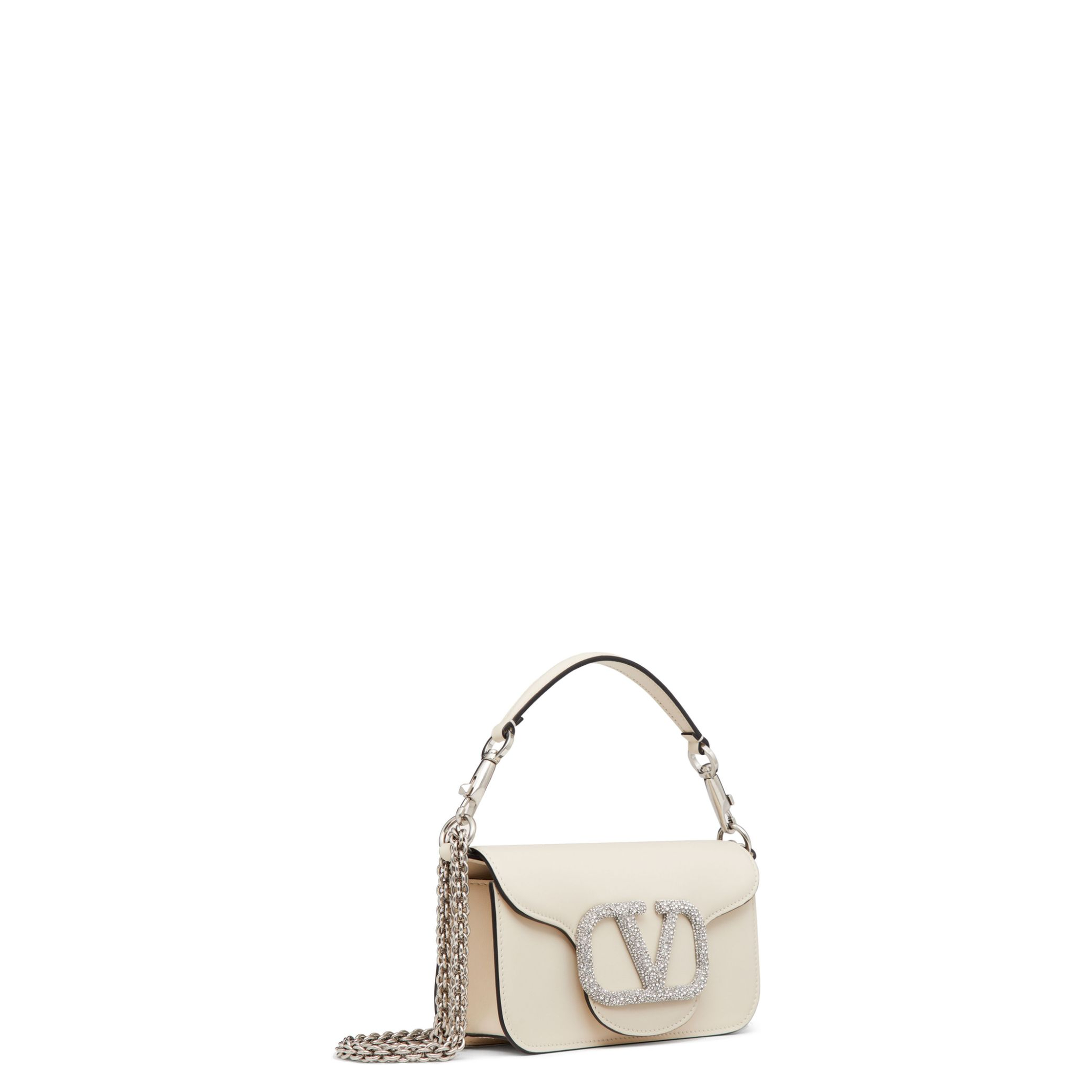 V-Logo Ivory Handbag - Image 5