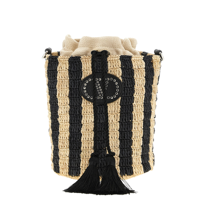Raffia Small Bucket Bag - Image 1