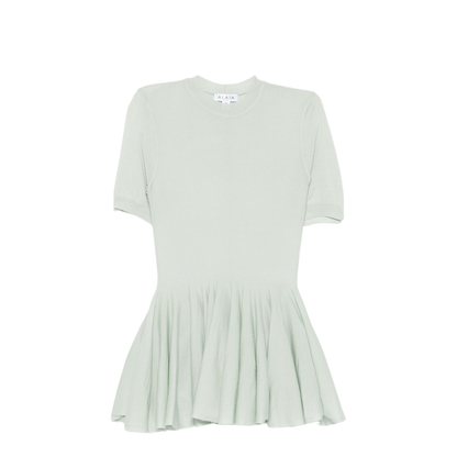 Wool Peplum Top - Image 1