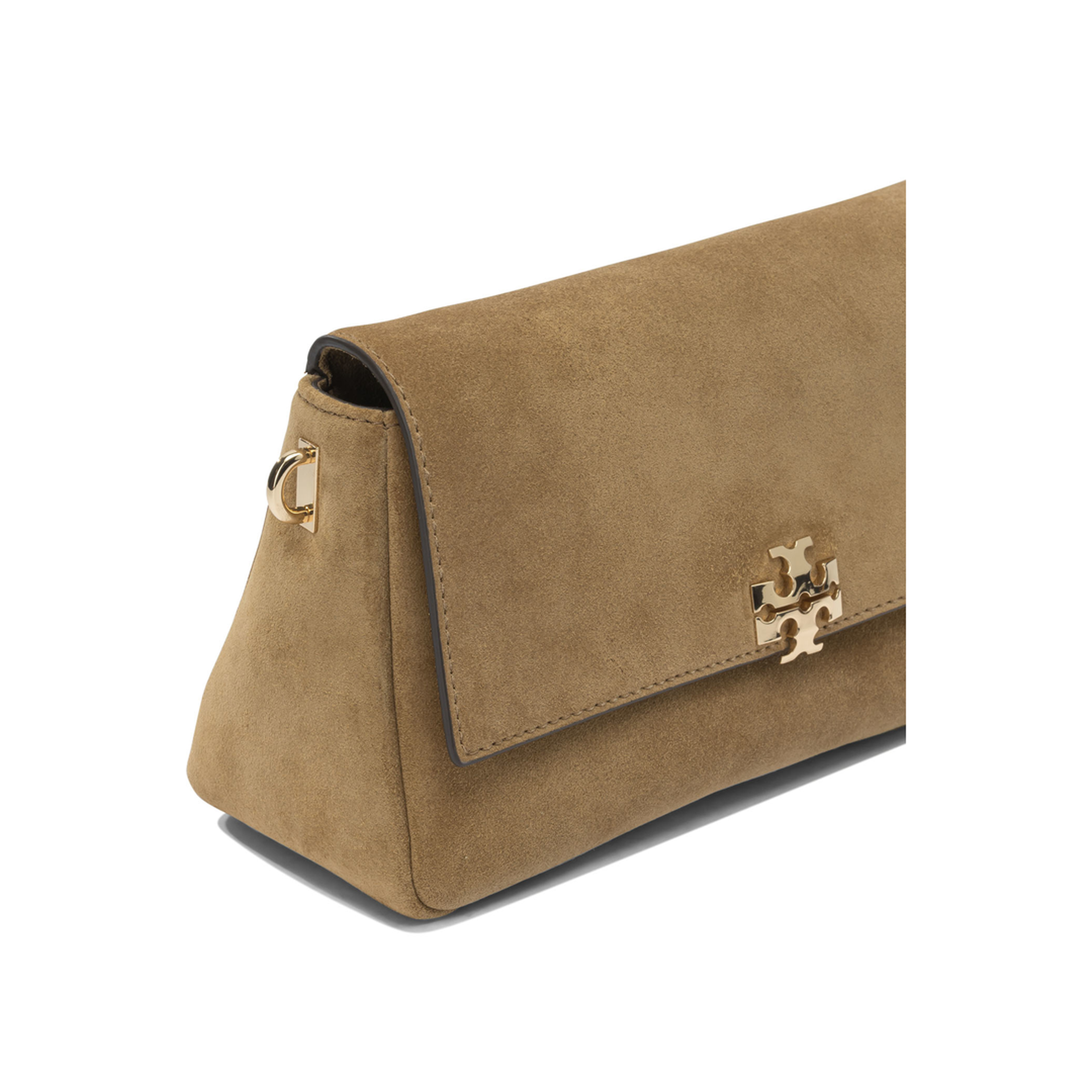 Charlie Small Suede Shoulder Bag - Toffee - Image 3