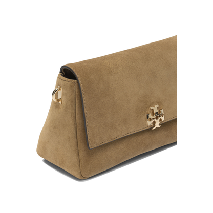 Charlie Small Suede Shoulder Bag - Toffee - Image 3