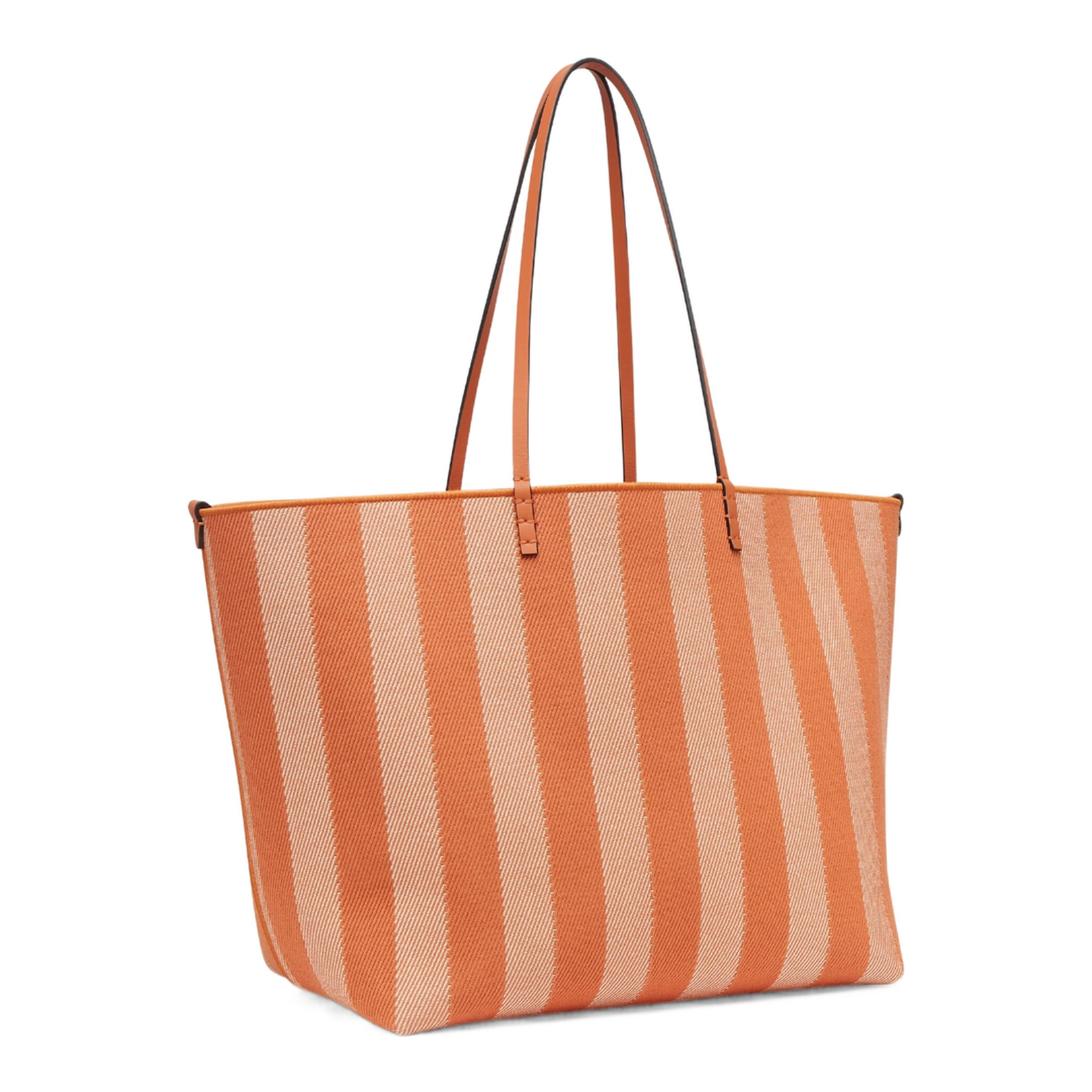 Roll Large Canvas Shopper Bags - Orange - Image 3