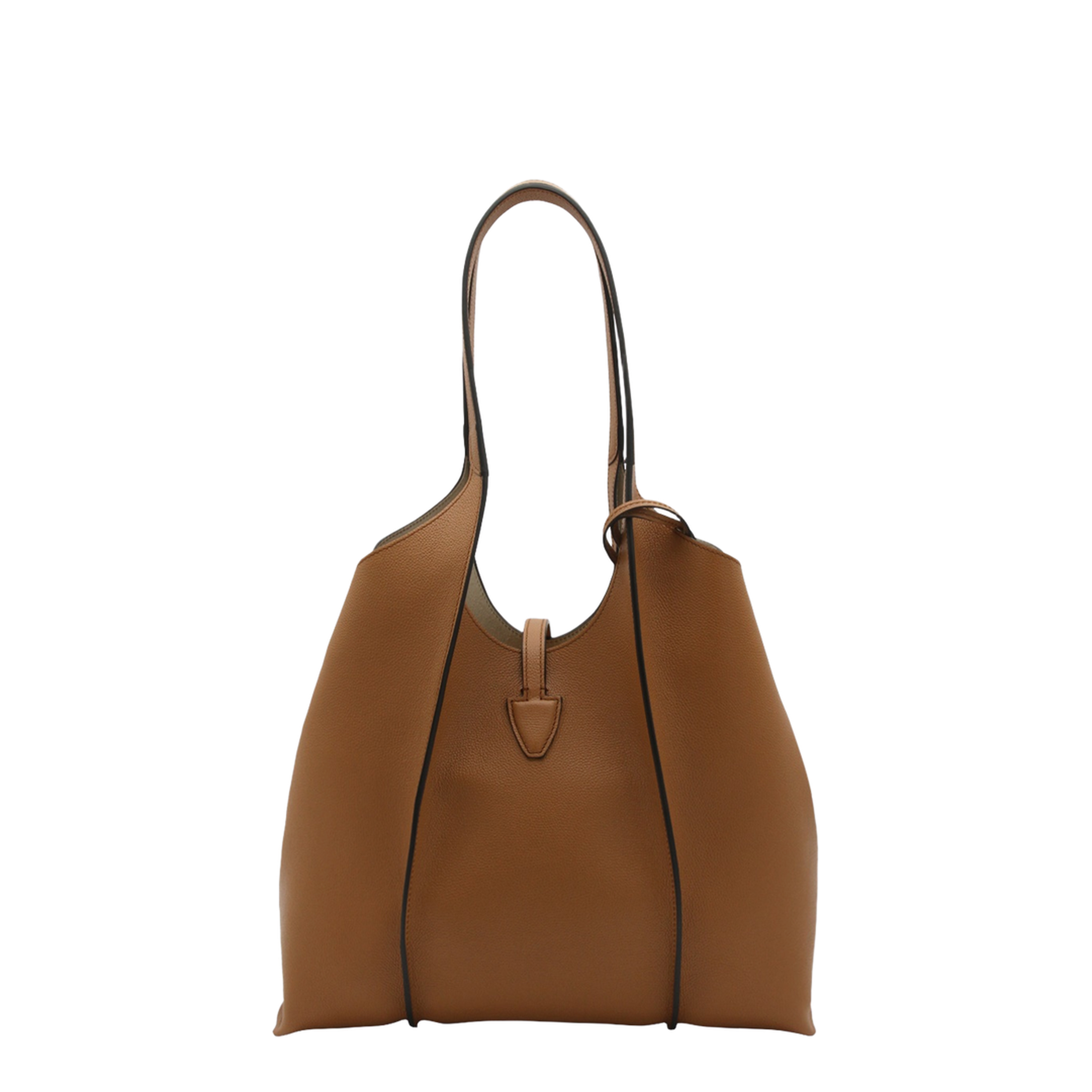T Timeless Small Hammered Leather Tote Bag - Kenia - Image 6