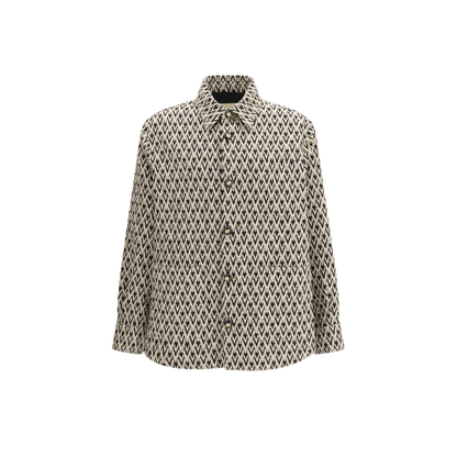 Mixed Cotton Jacquard Toute La V Jacket - Image 1