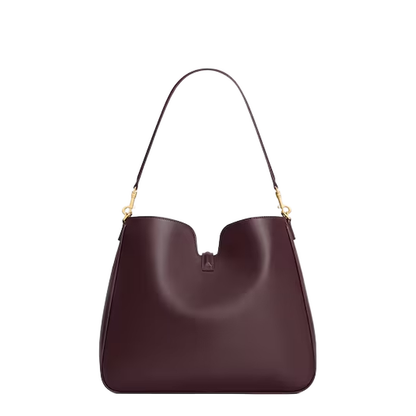 Medium Camille 16 Soft Bag in Smooth Calfskin Deep Burgundy - Image 3