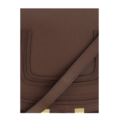 Marcie Small Grained Leather Handbag - Crafty Brown - Image 3