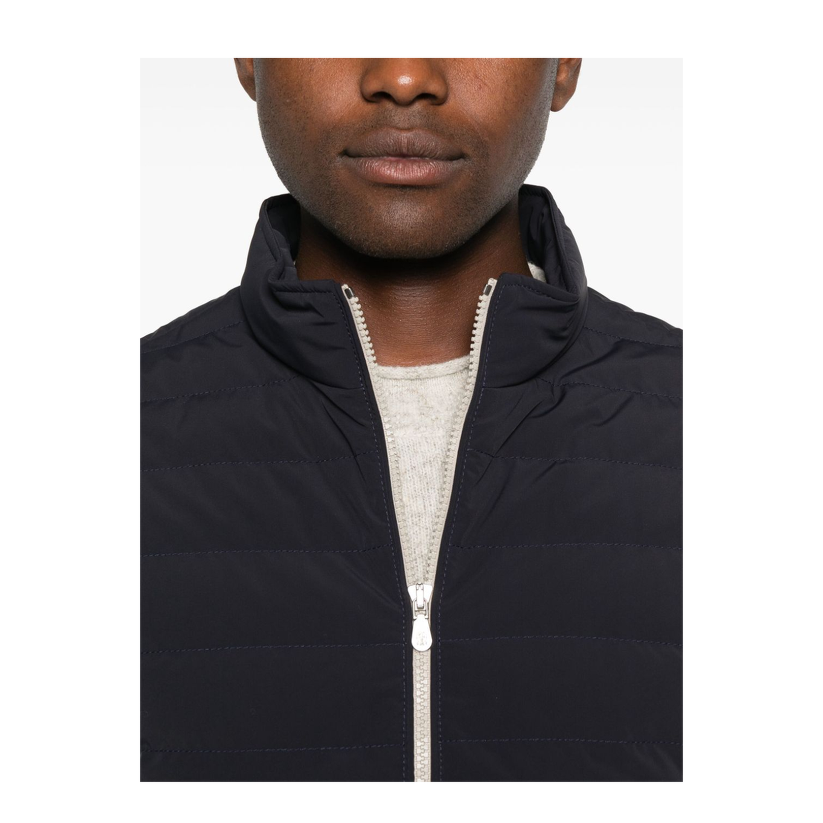 Navy Down Jacket - Image 4
