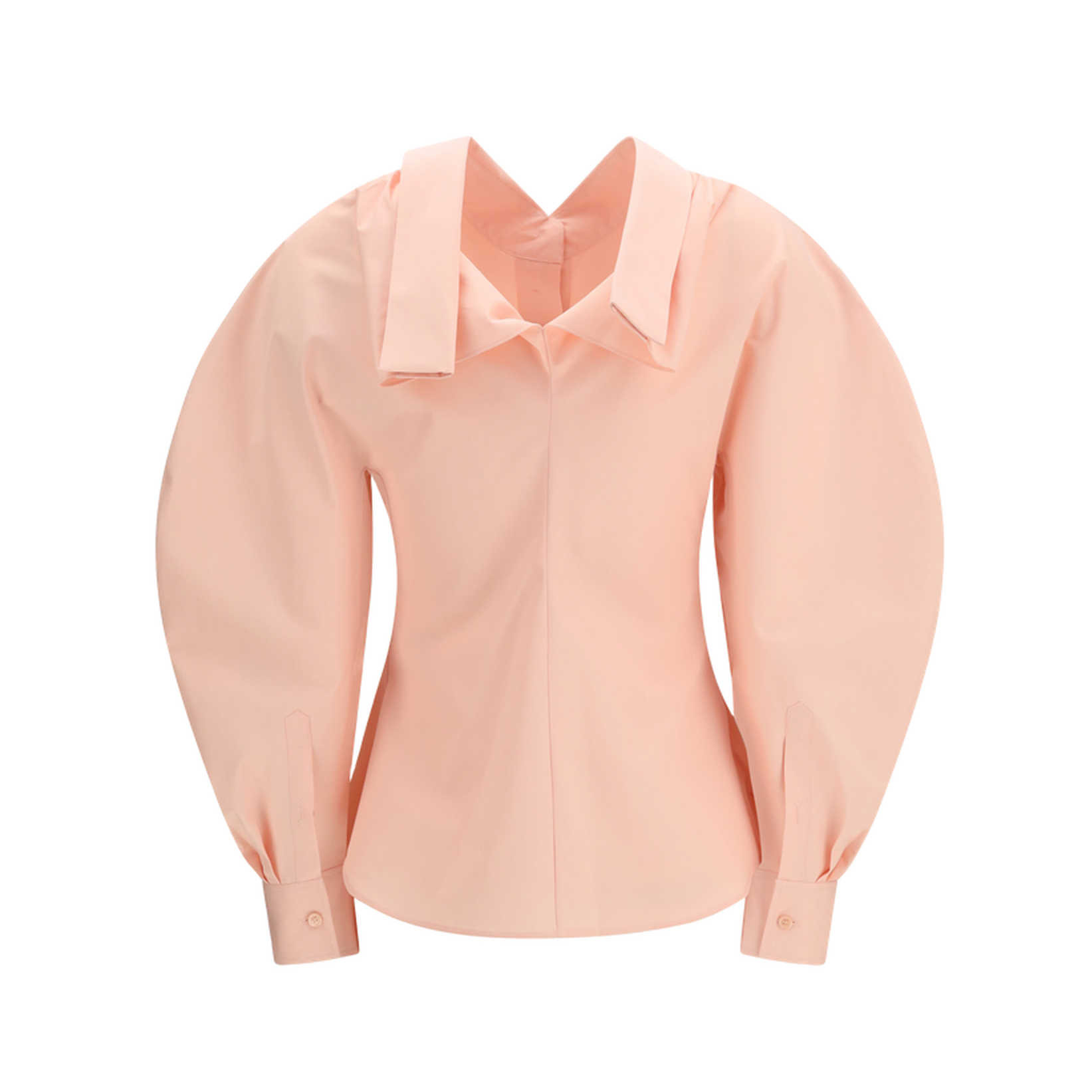 Cut-out Cotton Poplin Shirt