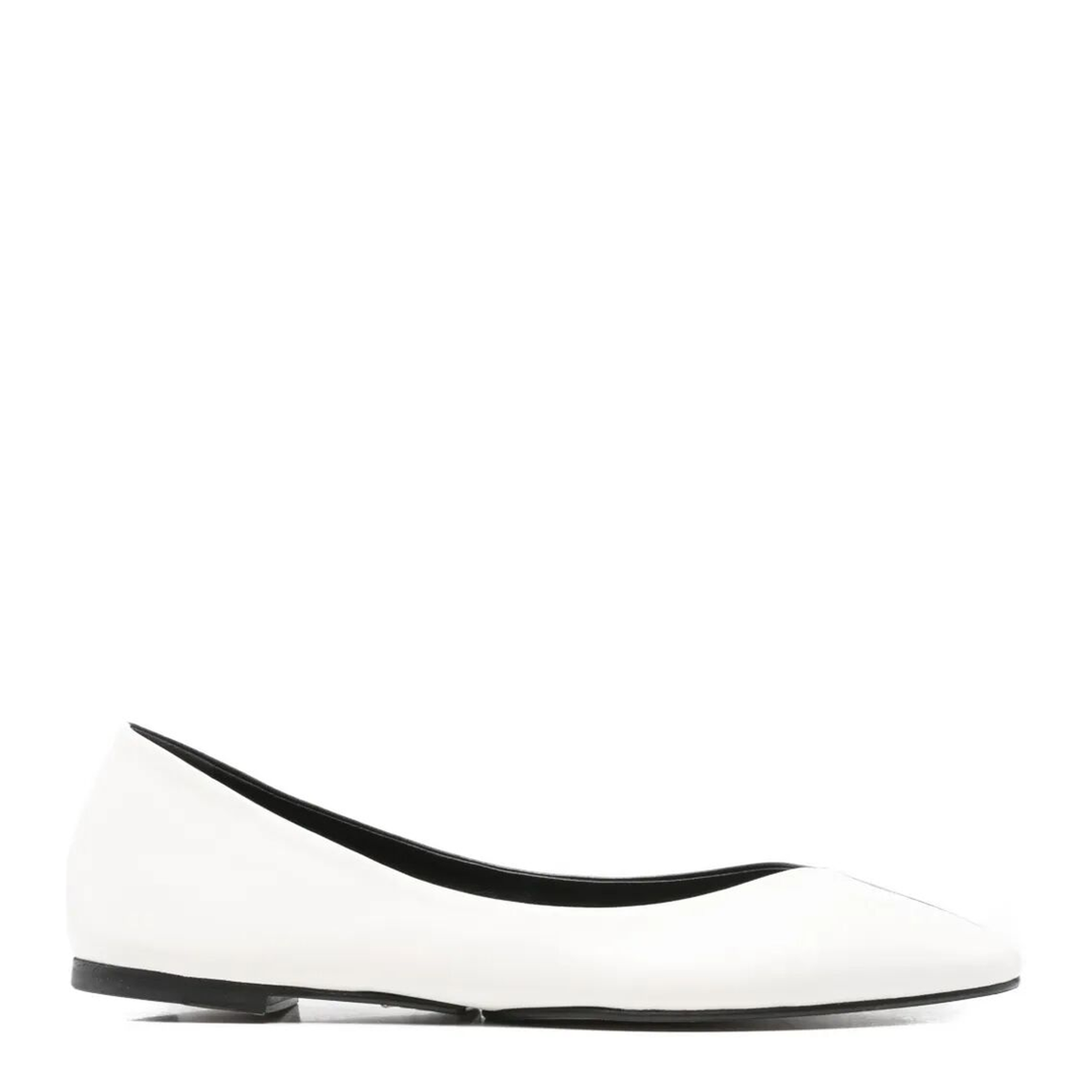 Les Ballerines Ovalo In Two-Toned Leather - Image 1