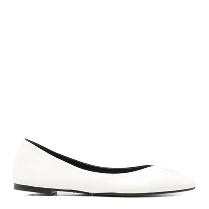 Les Ballerines Ovalo In Two-Toned Leather - Image 1