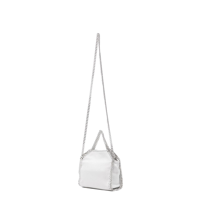Falabella Tiny Polyester/Polyurethane Tote - Airlite Pearl Grey - Image 5