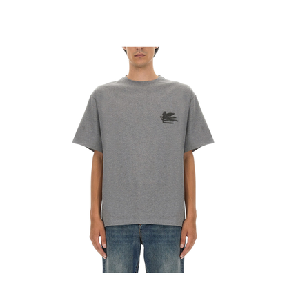 T-shirt With Pegasus Embroidery - Image 1