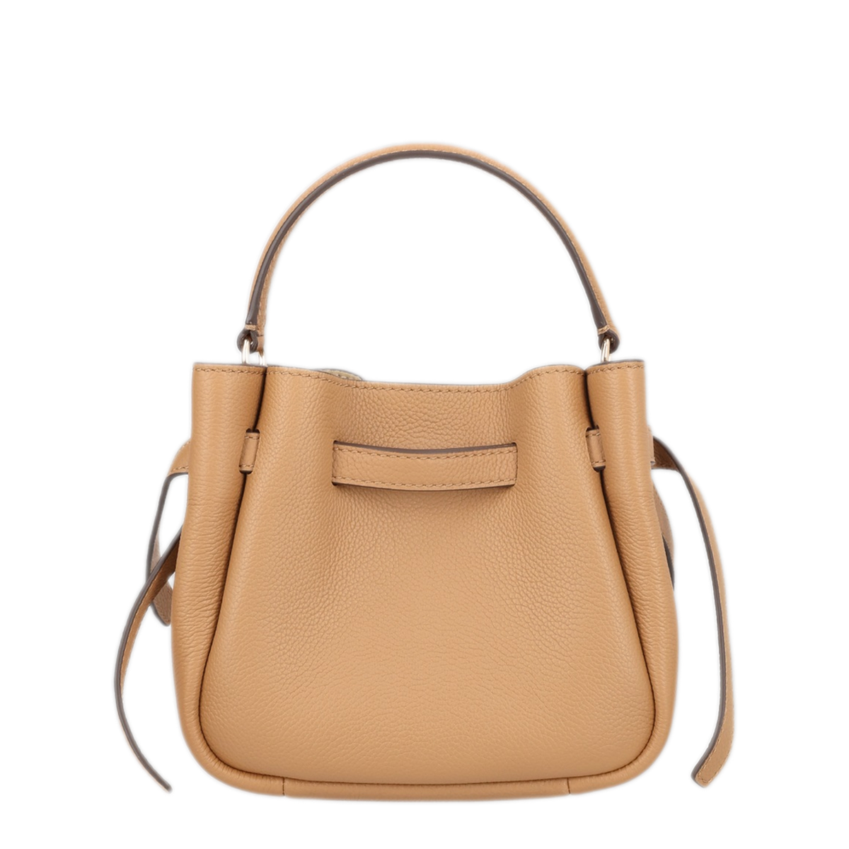 Romy Mini Pebbled Leather Crossbody Bag - Tiramisu - Image 2