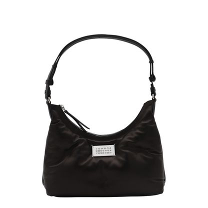 Glam Slam Small Lambskin Hobo Bag - Black - Image 2