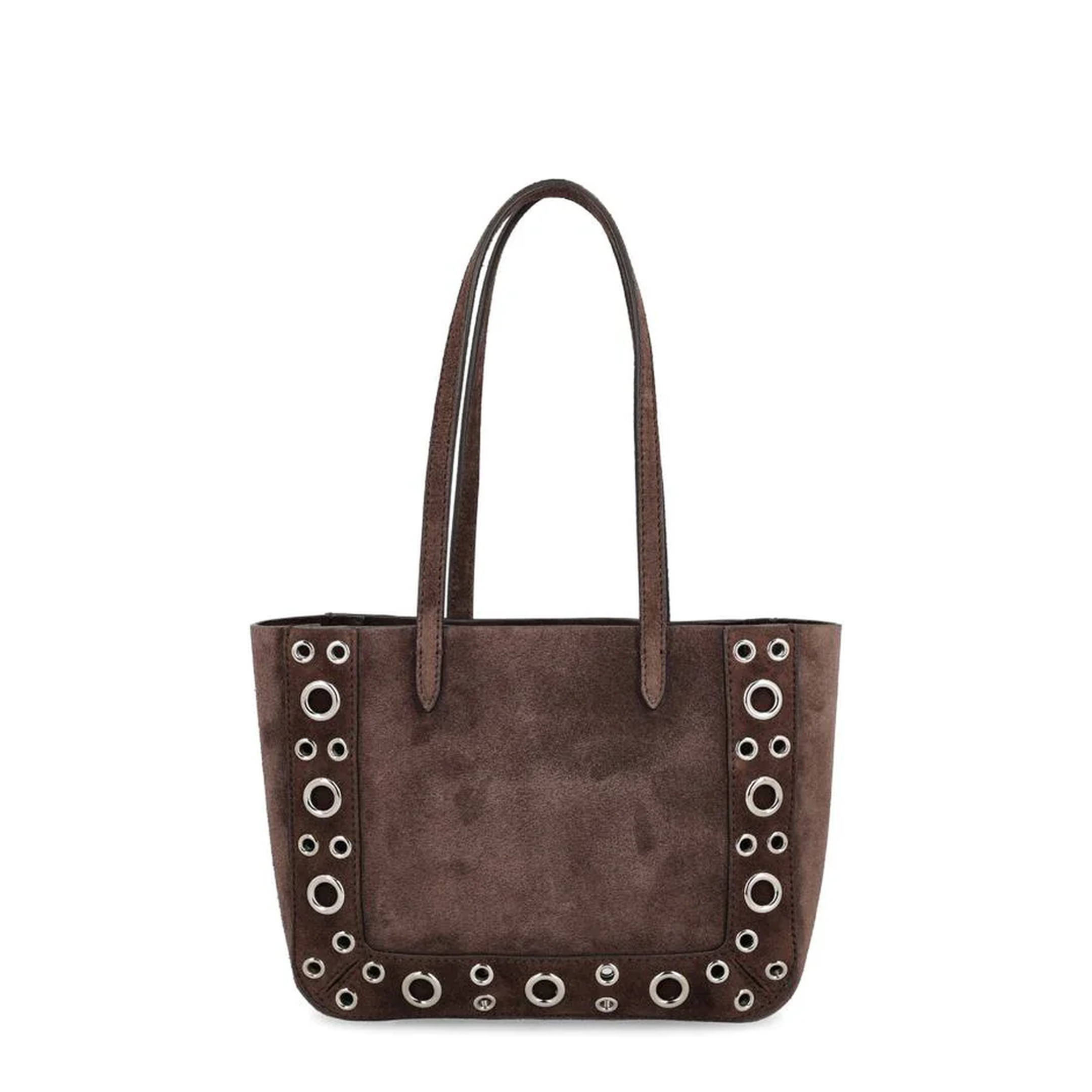 Nellcôte Mini Shopping Bags Suede Dark Brown - Image 2