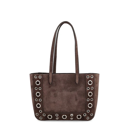 Nellcôte Mini Shopping Bags Suede Dark Brown - Image 2