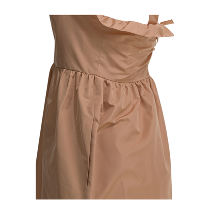 Balloon Dress In Silk Blend - Image 4