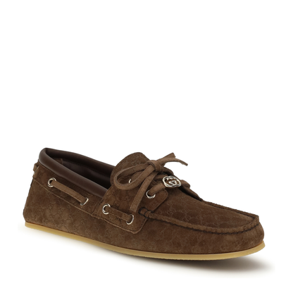 Suede Boat Loafers - Image 2
