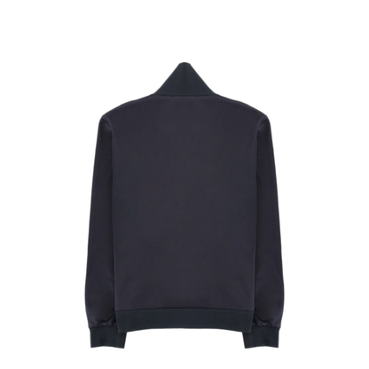 Blue Full Zip Jacket With Zip Closure - Image 3