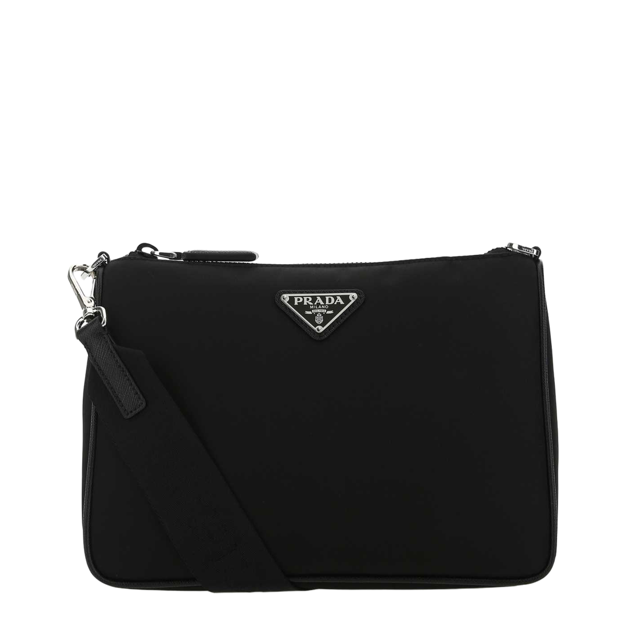 Logo Plaque Zipped Messenger Bag - Image 2