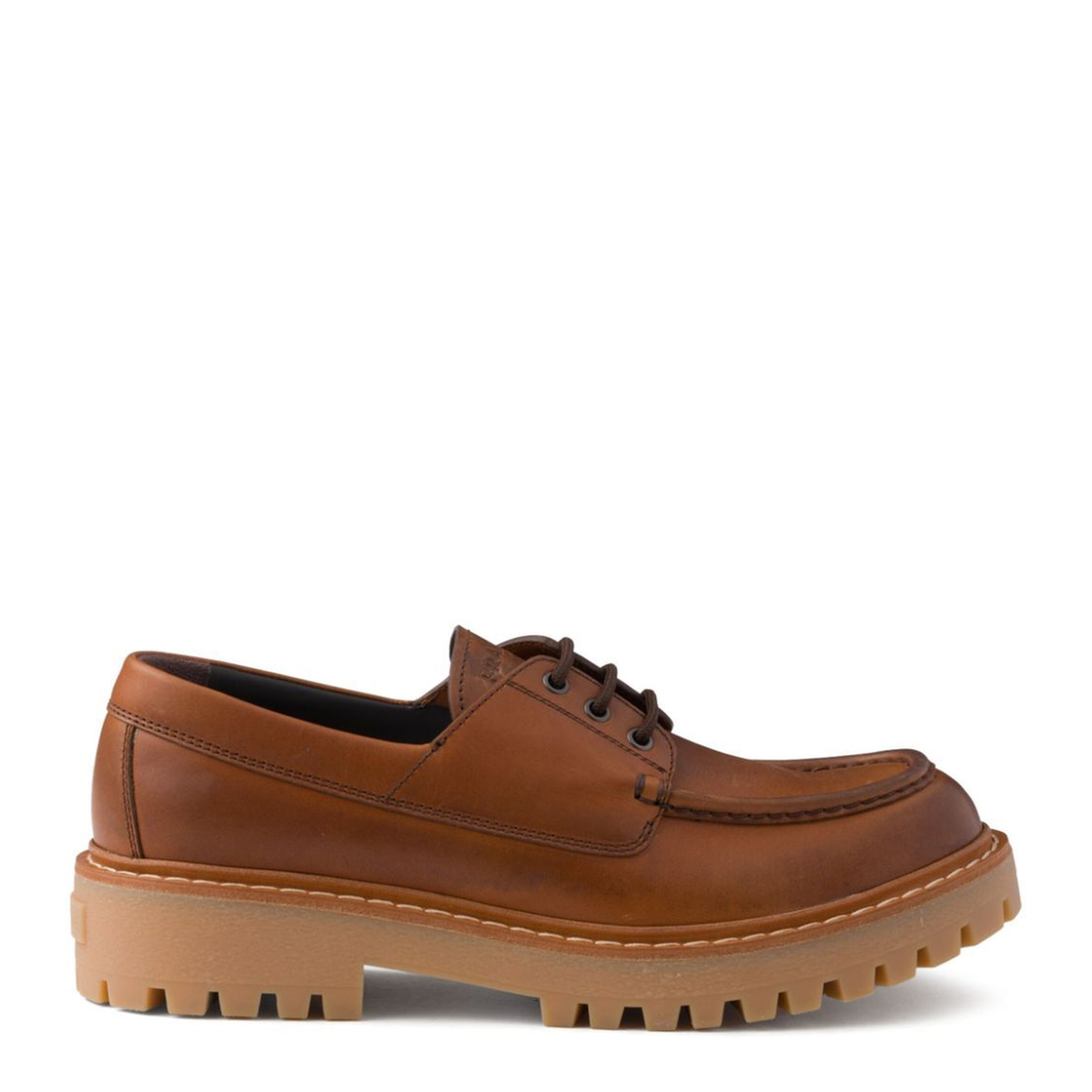 Laced Leather Loafers - Image 1