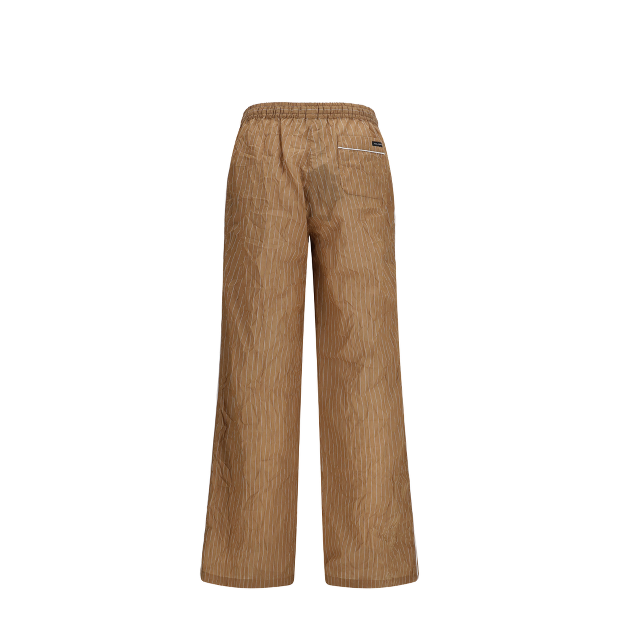 Vanity Pants in Striped Froissé Fabric - Image 2