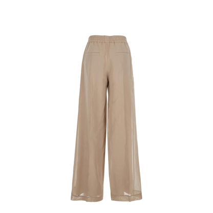Cotton Trousers Cream - Image 3