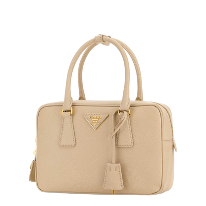 Saffiano Small Saffiano Leather Top-handle Bag - Sand - Image 2