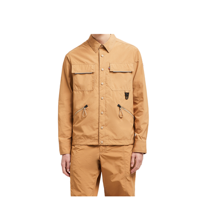 Ochre Orange Zennor Shirt Jacket - Image 2