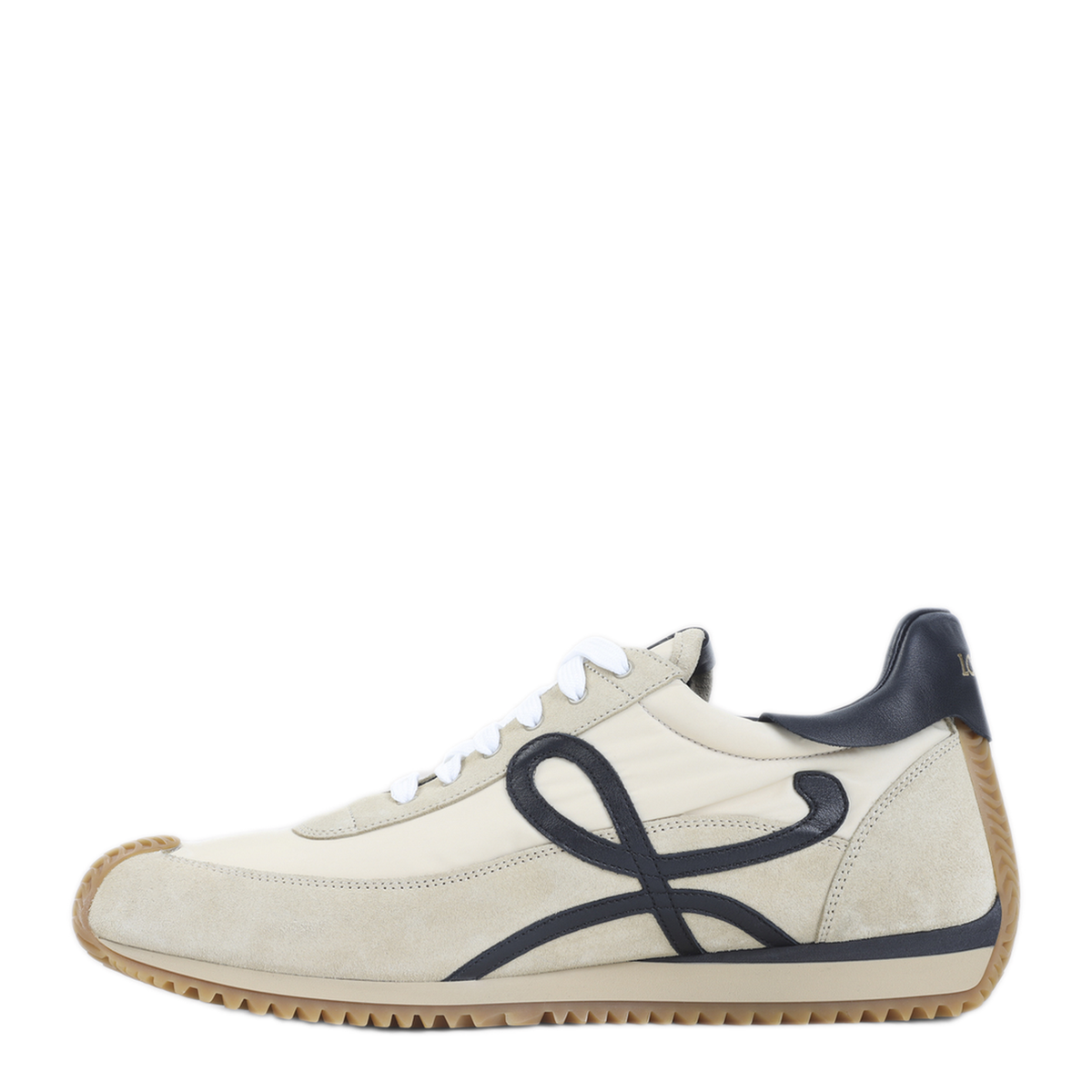 Gold Calf Leather Flow Runner 2 0 Sneakers - Image 4