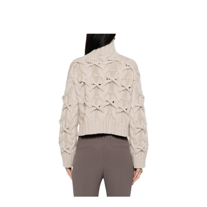 Cable-Knit Cashmere Sweater - Image 3