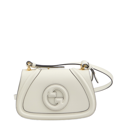 Blondie Leather Top Handle Bag - Cream - Image 1