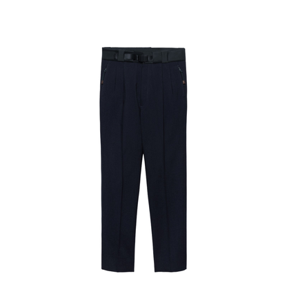 Wool Trousers with Technical Details - Image 1