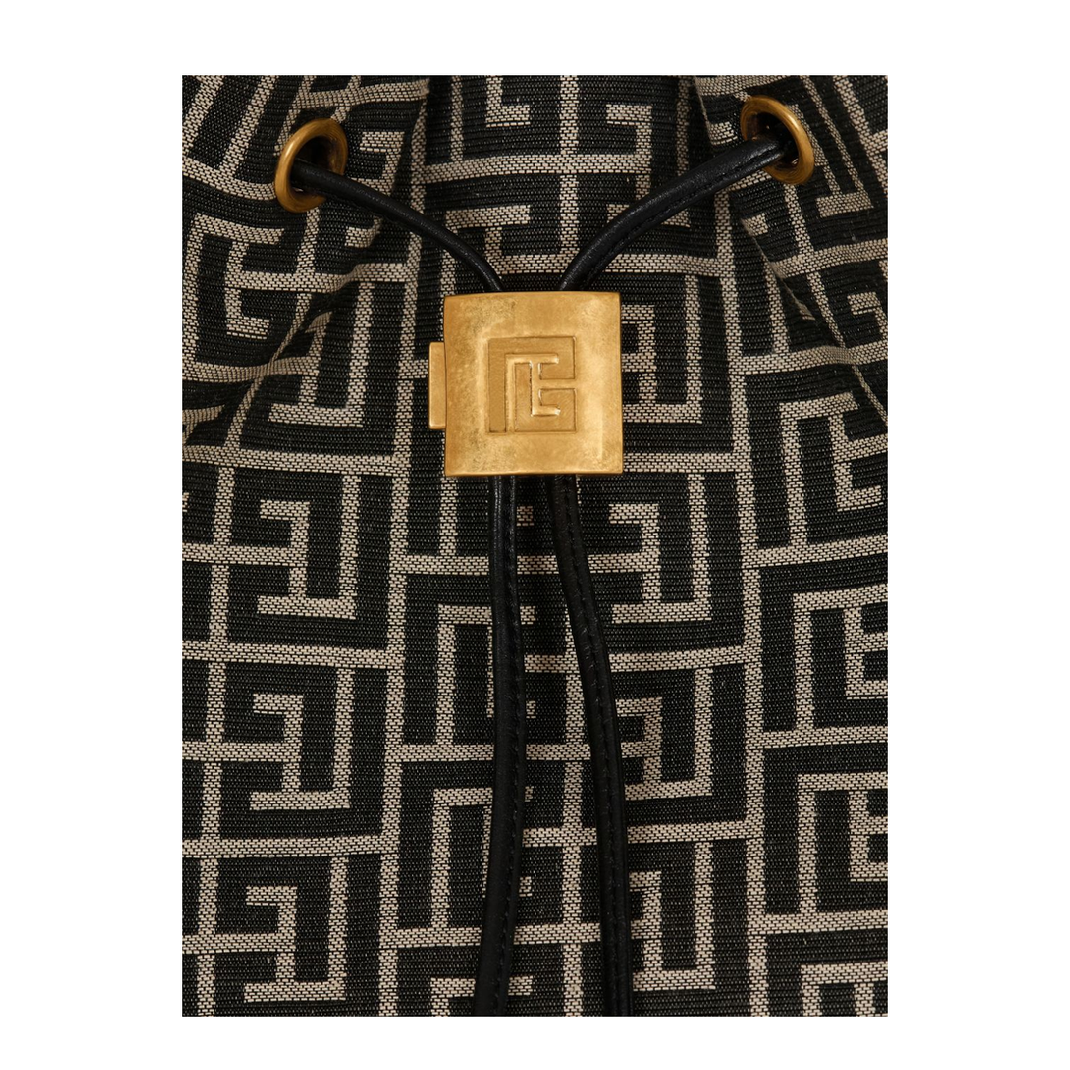 Pulse Monogram Jacquard Backpack - Black - Image 4