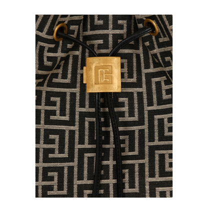 Pulse Monogram Jacquard Backpack - Black - Image 4