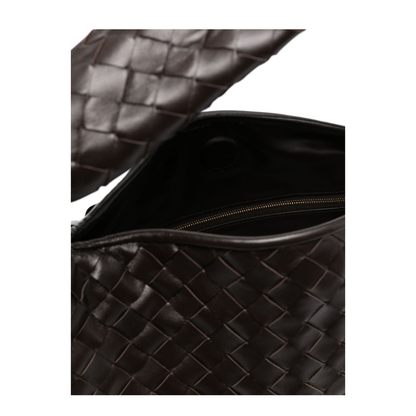 Hop Small Leather Shoulder Bags - Black - Image 2