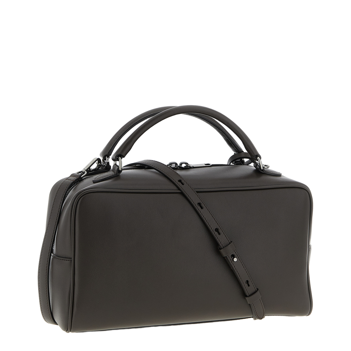 Boston Explorer Nappa Leather Handbag - Rust Brown - Image 2