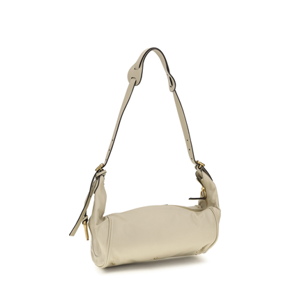 Paddington Small Buffalo Leather Crossbody - Cloudy Cream - Image 3