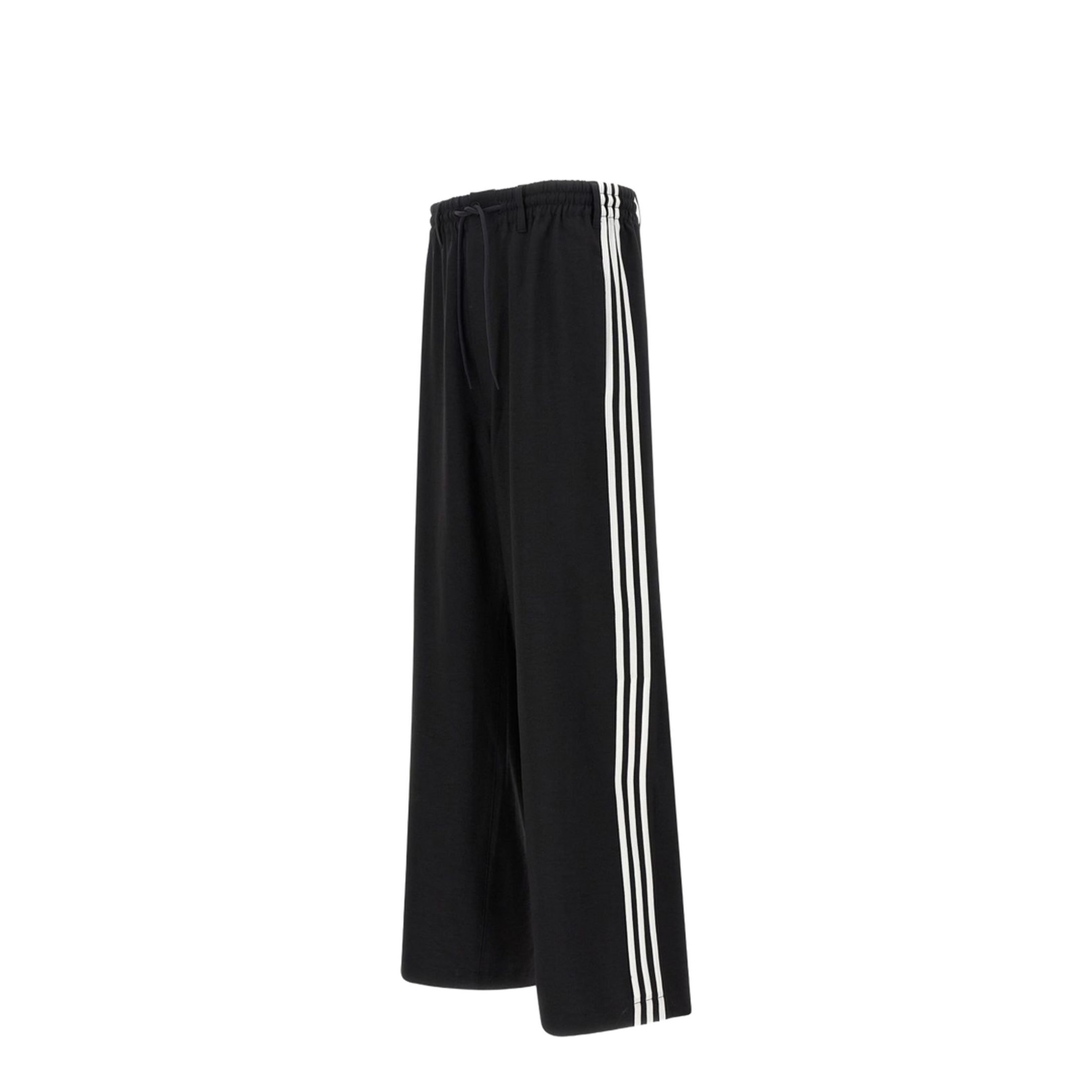 Black Drawstring Fastening Wide Leg Trousers - Image 5