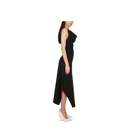 Asymmetrical Midi Dress - Image 2
