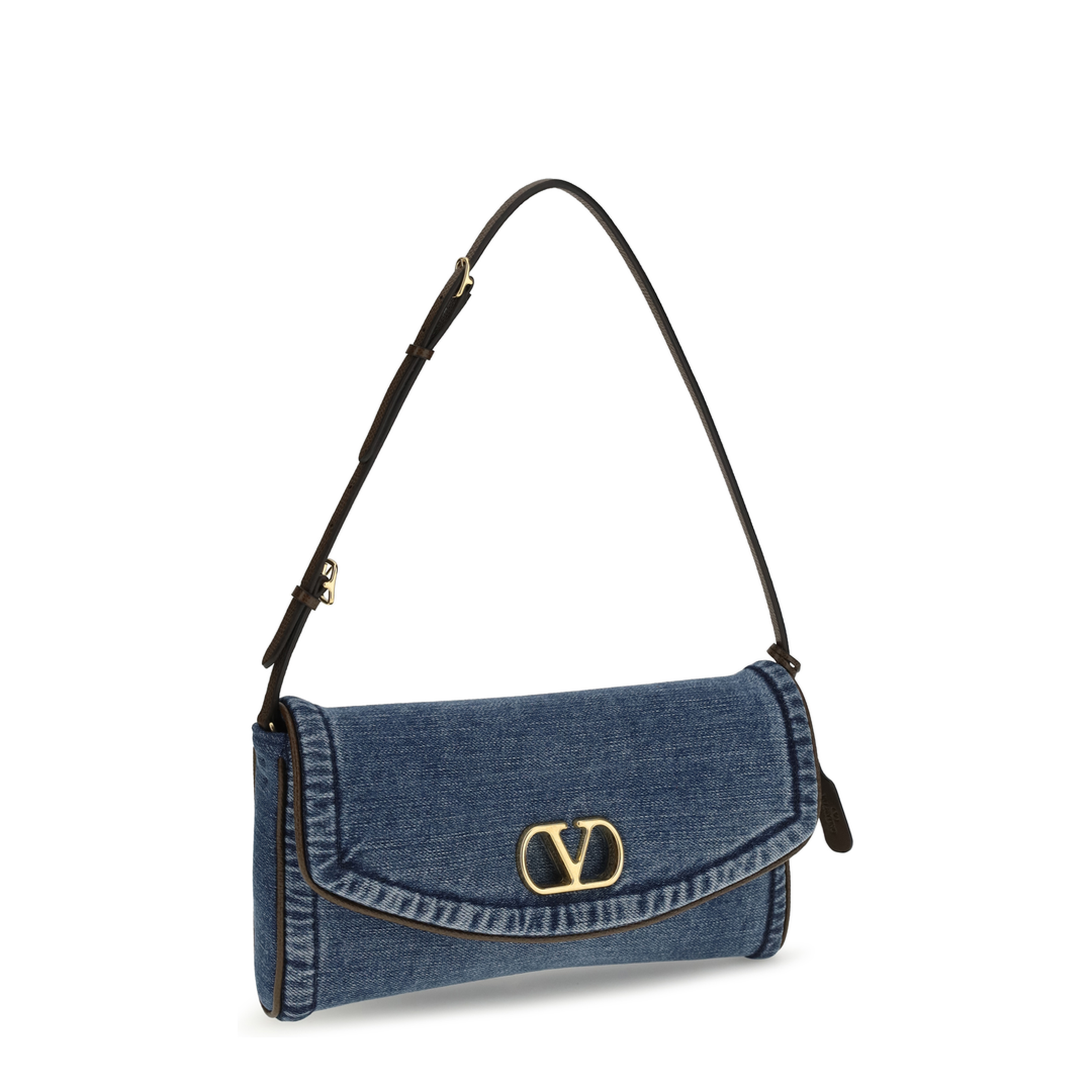 Small Shoulder Bag in Denim - Image 2
