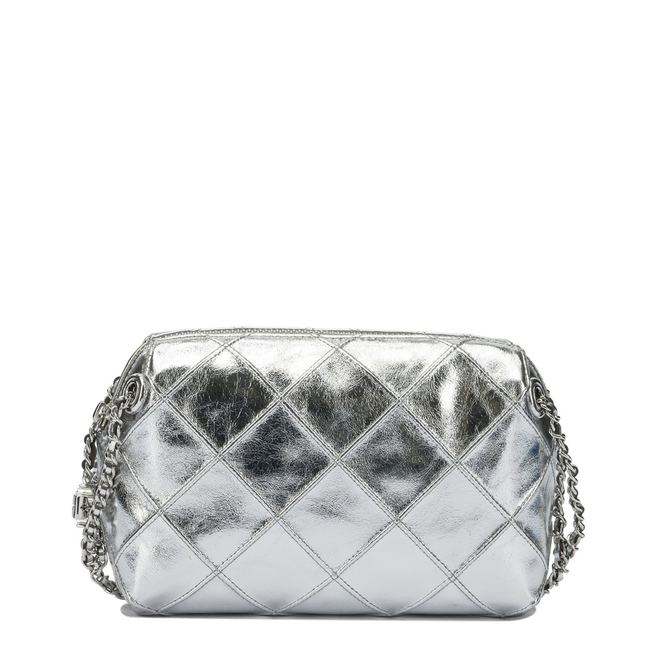Fleming Metallic Leather Crossbody - Metallic Gold - Image 1